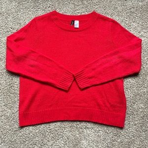 Divided Women's Infra Red Crew Neck Sweater (Size M)